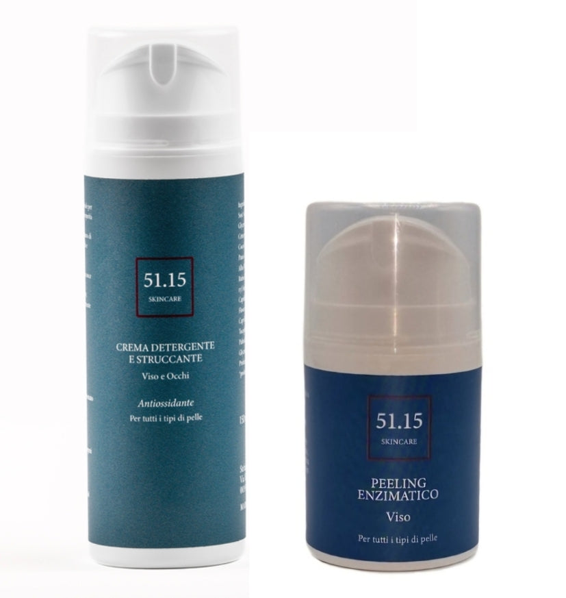 Crema detergente e struccante + Peeling enzimatico