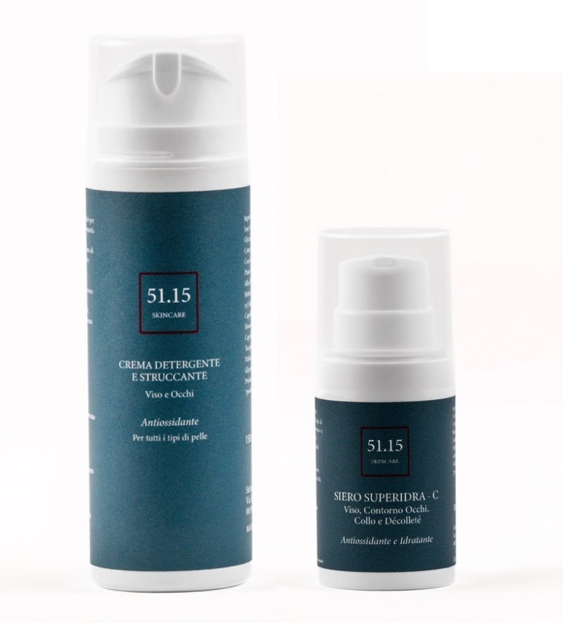 Crema detergente e struccante + Siero superidra - C