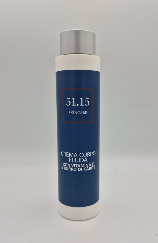 Crema corpo fluida, con Vitamina E e Burro di karitè 200 ml