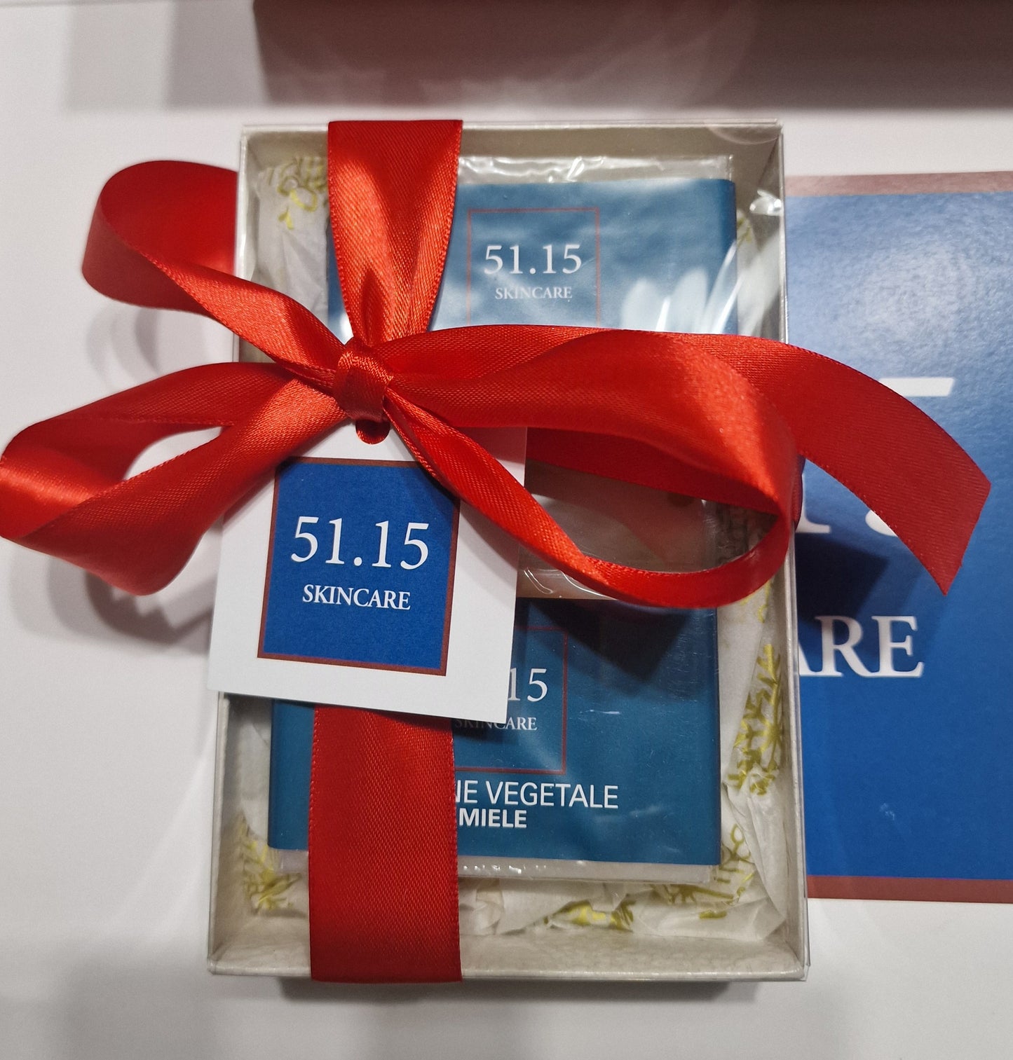 Scatola regalo con 2 saponette a scelta